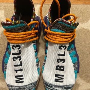 Adidas Pharrell NMD Human Race Trail “Solar Pack” Kids Size 4.5